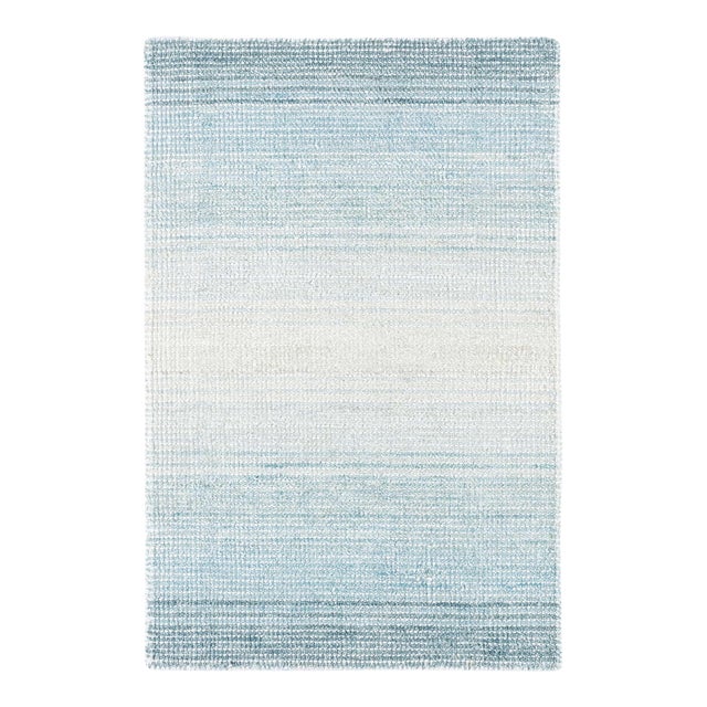 Dash & Albert by Annie Selke Pandora Sky Loom Knotted Rug, 3' x 5' For Sale