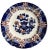 Ceramic Antique Chinoiserie Style Flow-Blue Plate For Sale - Image 7 of 7