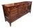 Stickley Solid Cherry Nine-Drawer Triple Dresser With Brass Hardware and Diamond Carved Accents, Circa 1990s For Sale