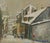 Maurice UTRILLO (1883-1955) Montmartre, Rue du Mont-Cenis in the Snow Original lithograph enhanced with stencil printing...