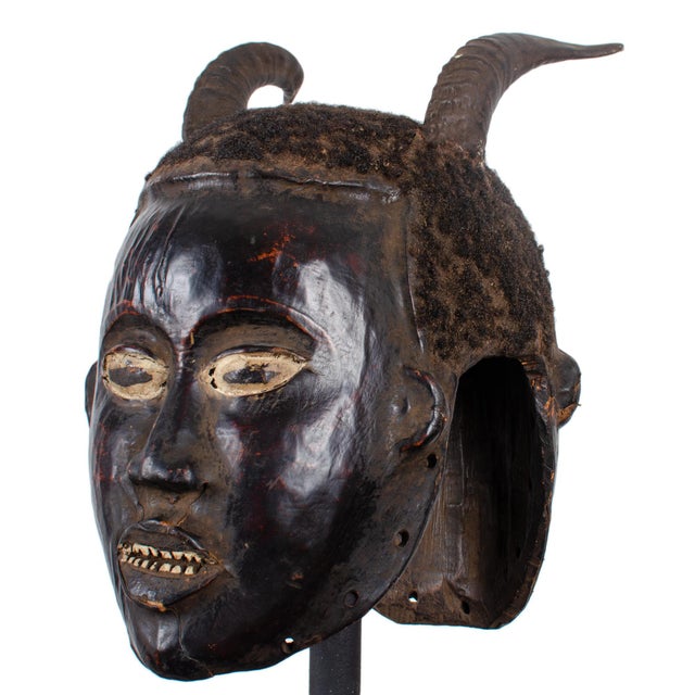 Early 20th Century Ekoi Ejagham Janiform Headcrest, Nigeria For Sale - Image 5 of 10