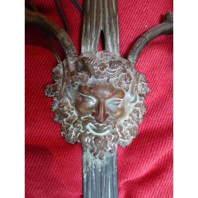 Mid 19th Century 19th Century Bronze Italian Sconces, Pair For Sale - Image 5 of 12