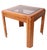 Postmodern Pr. Oak and Tinted Glass End Side Tables C. 1980/90's For Sale - Image 3 of 8