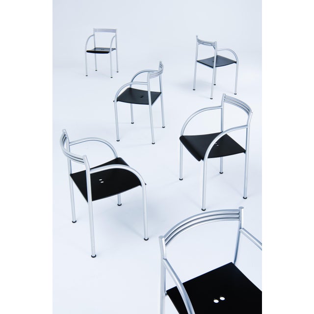 Francesca Spanish Chairs by Phillipe Starck, 1970s, Set of 6 For Sale - Image 11 of 11