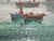 Impressionist Oil 'Boats on the Coast' Italian School For Sale - Image 6 of 12
