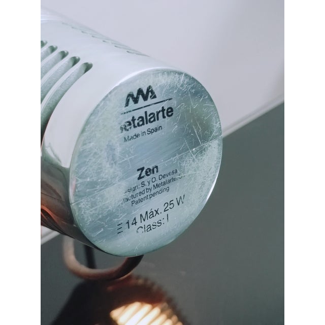 Metal Zen Lamp by Oscar & Sergi Devesa for Metalarte, 1984 For Sale - Image 7 of 9