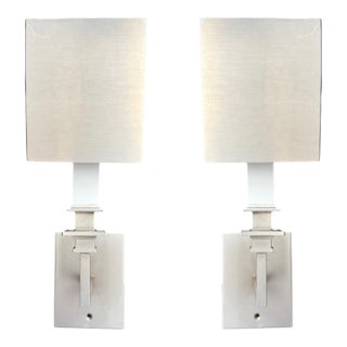 Urban Electric Architectural Wall Sconces- A Pair For Sale