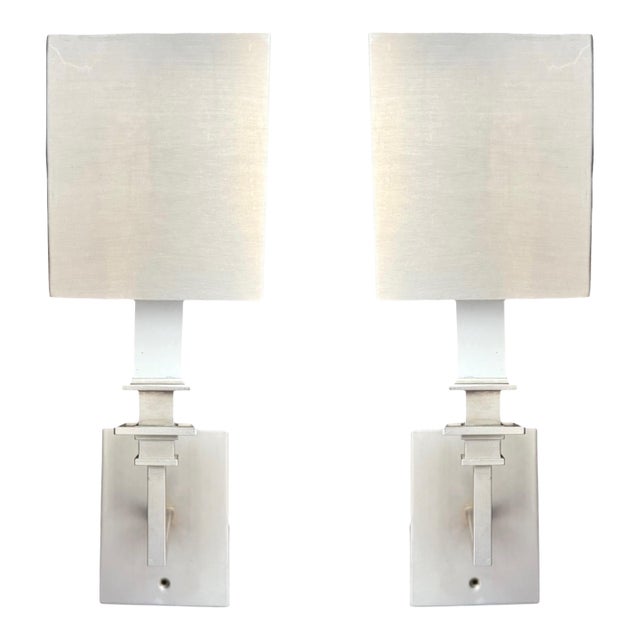 Urban Electric Architectural Wall Sconces- A Pair For Sale