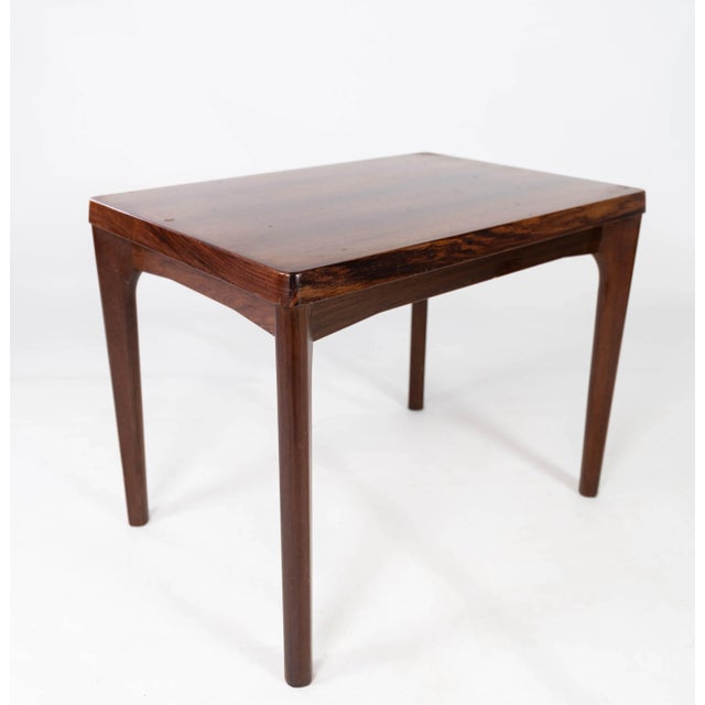 Rosewood Side Table by Henning Kjærnulf, 1960s For Sale - Image 4 of 12