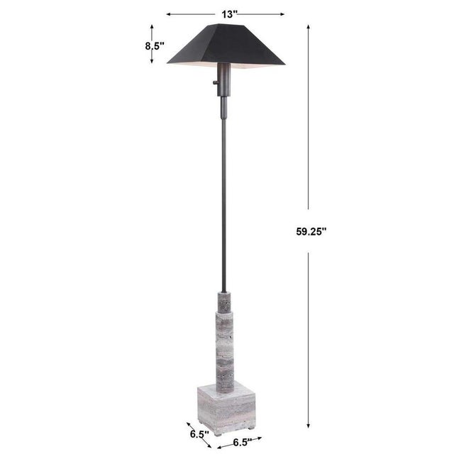 The sleek and smart Telescope Floor Lamp is the epitome of sharp and functional lighting. The modern steel body has a...