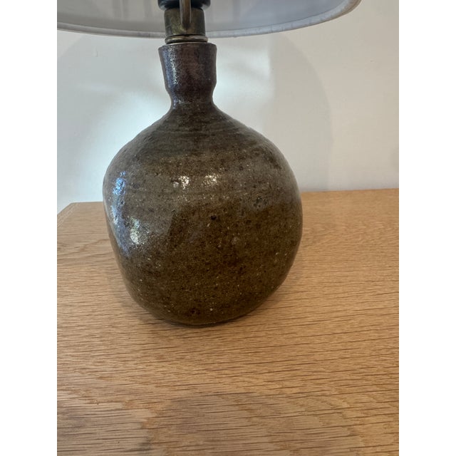 Ceramic Tiny Vintage Ceramic Lamp, France For Sale - Image 7 of 14