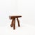 Brutalist Rustic Tripod Wooden Stool, 1950s For Sale - Image 5 of 13