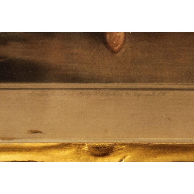 Antique White Antique Mezzotint Portrait of Young Girl For Sale - Image 8 of 13