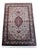 Vintage Qom Silk Oriental Hand-Knotted Rug, 1980s For Sale