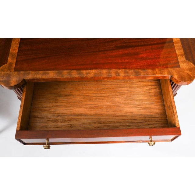 Vintage Occasional Tables in Flame Mahogany, Set of 2 For Sale - Image 18 of 18