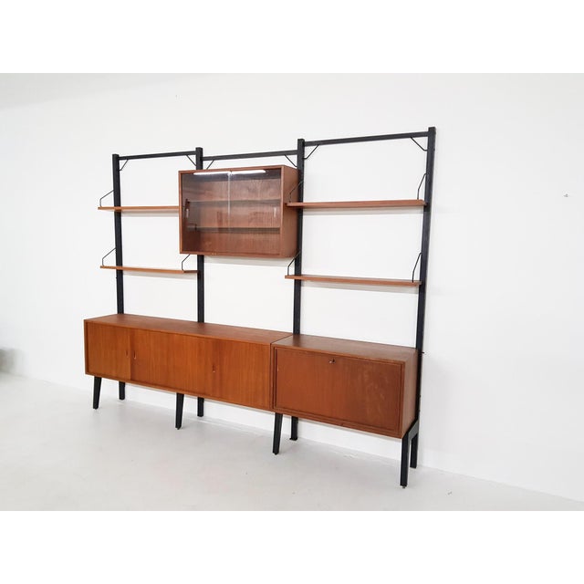 1950s Large Danish Teak Wall Units by Poul Cadovius for Royal System, 1950s For Sale - Image 5 of 18