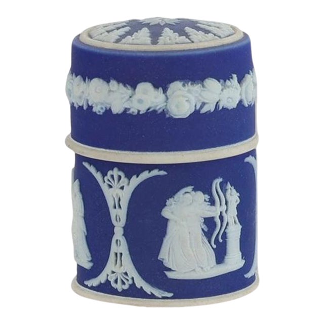 Antique Wedgwood Jasperware Match Holder For Sale
