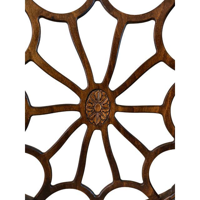 1990s Ethan Allen, Hepplewhite-Style Spider Back Armchair For Sale - Image 6 of 18