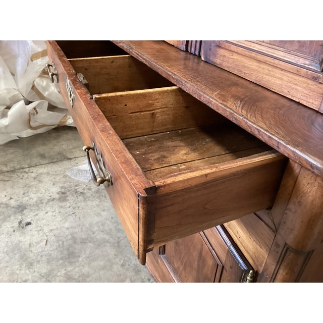19th C. French Provincial Cherry Buffet/Cupboard For Sale - Image 9 of 13