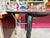 Black Lacquered Wood Dining Table with Conical Legs and Chrome Details, 1960s For Sale - Image 6 of 9
