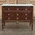 Antique French Louis XVI Mahogany Carrara Marble Top Commode For Sale - Image 4 of 15