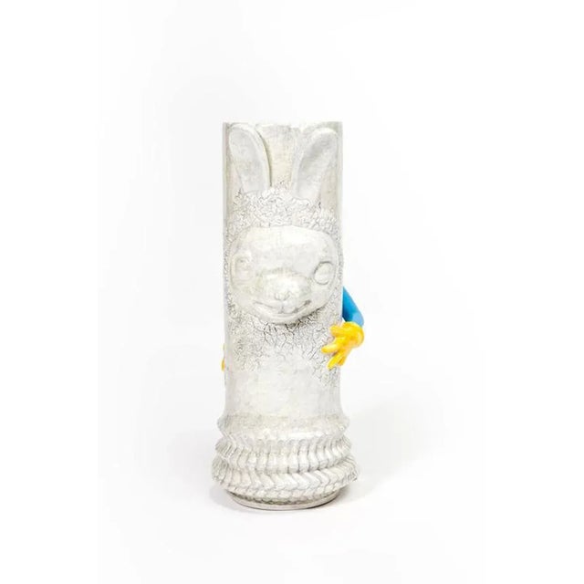 This piece is part of a limited edition of 50 handcraft ceramic sculptures from the collection the Pop Will Eat...