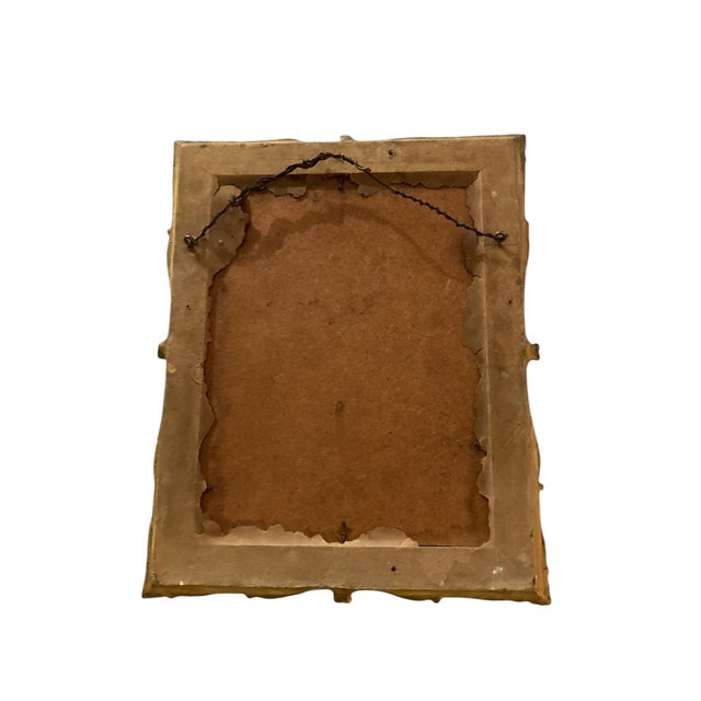 Neoclassical Empire Style Gilt Gesso Rectangular Wall Mirror For Sale - Image 6 of 8