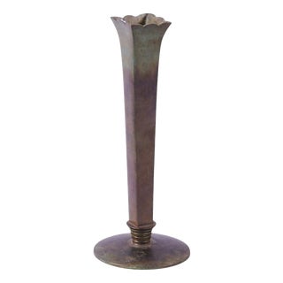 Swedish Art Deco Bronze Vase from GAB Guldsmedsaktiebolaget, 1930s For Sale