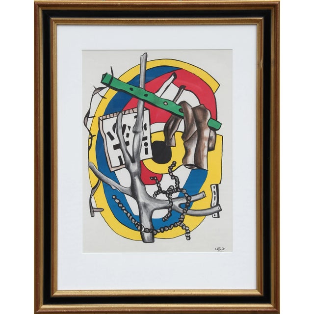 Composition, Fernand Leger Lithograph For Sale - Image 4 of 4