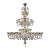 Imperial Style “Rigadin” Murano Glass Chandelier in Venetian Design For Sale