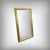 Rectangular Gilded Wood Mirror, 1950 For Sale - Image 13 of 13