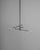 Metal RD15 3 Arms Chandelier For Sale - Image 7 of 12