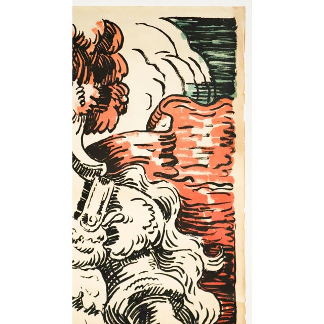 1910s 1914/1918 War Swedish Poster, "Forsvars Lotteriet" (Defense Lottery/War Bonds) For Sale - Image 5 of 7