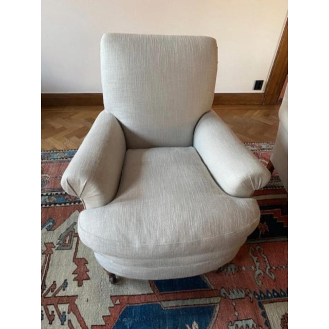 Wood Edwardian Armchairs, 1890s, Set of 2 For Sale - Image 7 of 9