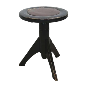 Rotating Black Piano Stool, 1920s