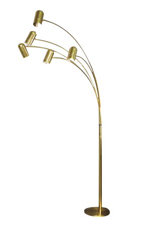 Brass Floor Lamp, 1970s