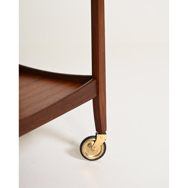 Vintage Scandinavian Teak Trolley, 1960s For Sale - Image 3 of 7