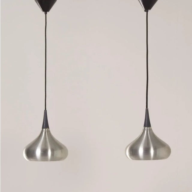 Orient Minor Pendant Lamps by Jo Hammerborg for Fog & Morup, 1960s, Set of 2 For Sale - Image 3 of 13