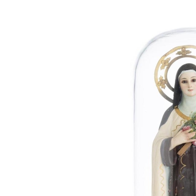 Sacred Art - Saint Teresa of the Child Jesus - 19th Century. Portuguese sculpture, 19th/20th century, in polychrome and...