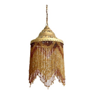 Vintage 1940s Moorish Style Dome Top Lantern For Sale
