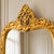 French 1970s Artisan Louis XVI Gold Beech Console With Mirror - 2 Pc For Sale - Image 3 of 8