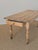 Dimensions: 71.25"W x 29.5"D x 31"H Skirt to floor: 24.25"H A beautifully rustic antique English pine dining table full of...