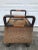 Mid 20th Century Wicker Chest With Handles For Sale - Image 4 of 12
