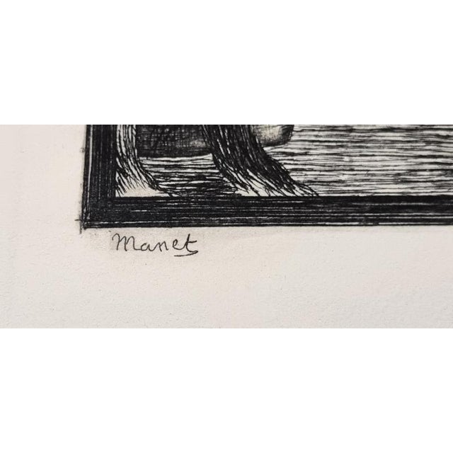 Édouard Manet, The Cat and the Flowers, Etching and Aquatint, 1869 For Sale - Image 4 of 5