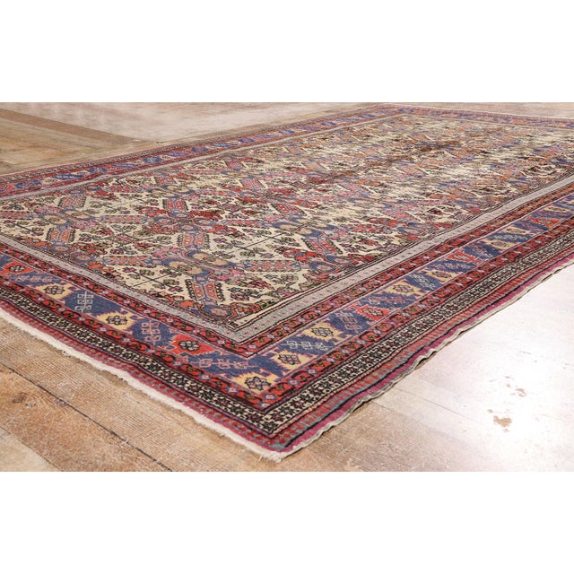 Beige Vintage Turkish Sivas Rug, 06'05 X 09'08 For Sale - Image 8 of 10