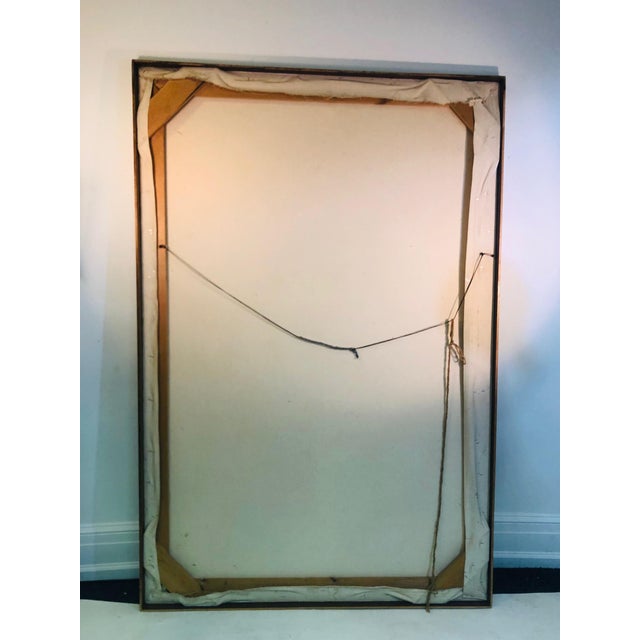 1970s Vintage Javier Cabada Monumental Painting For Sale - Image 9 of 10