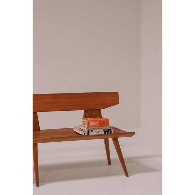 Pine Bench by Jacob Kielland Brandt for I. Christiansen, Denmark, 1960s For Sale - Image 9 of 14