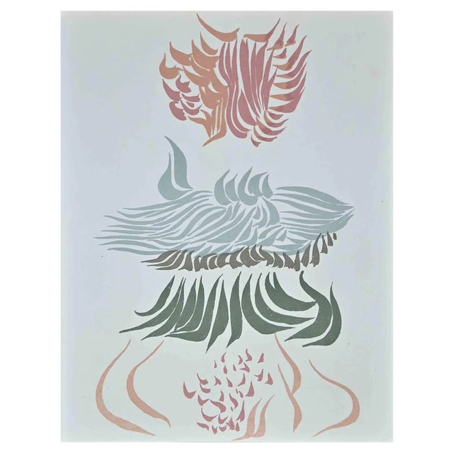 Jacques Herold, Untitled, Original Lithograph, 1974 For Sale