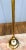 Brass 1940s Brass Floor Lamp With Onyx and Flared Torchiere Shade For Sale - Image 8 of 10