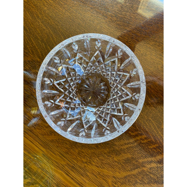 5" Waterford Crystal "Araglin" bowl with Waterford Logo. See pictures as part of description. Some small scratches...